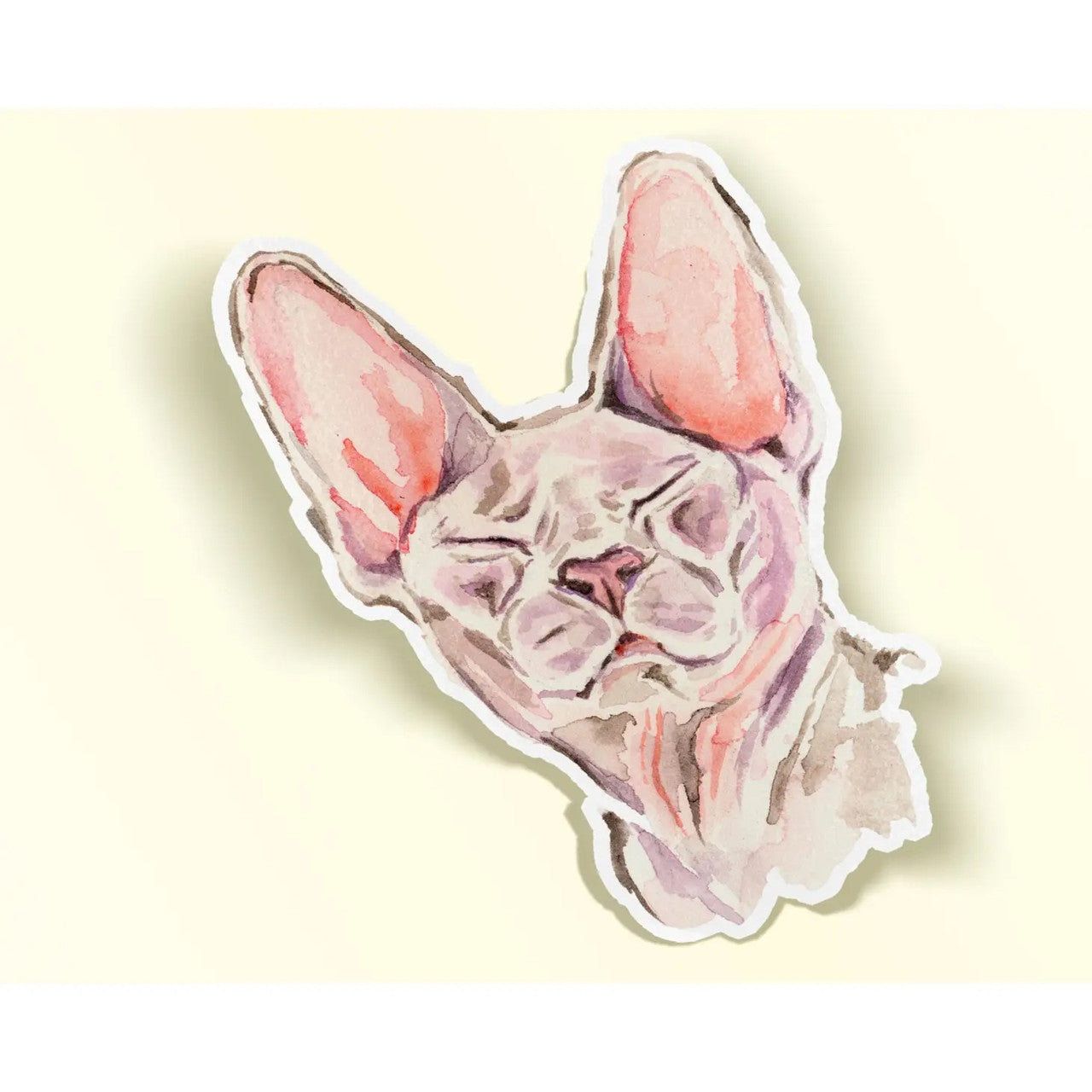 Sphynx Sticker by Kathyphantastic