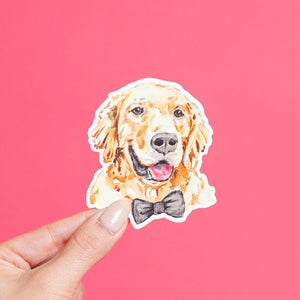 Golden Retriever Stickers by Kathyphantastic