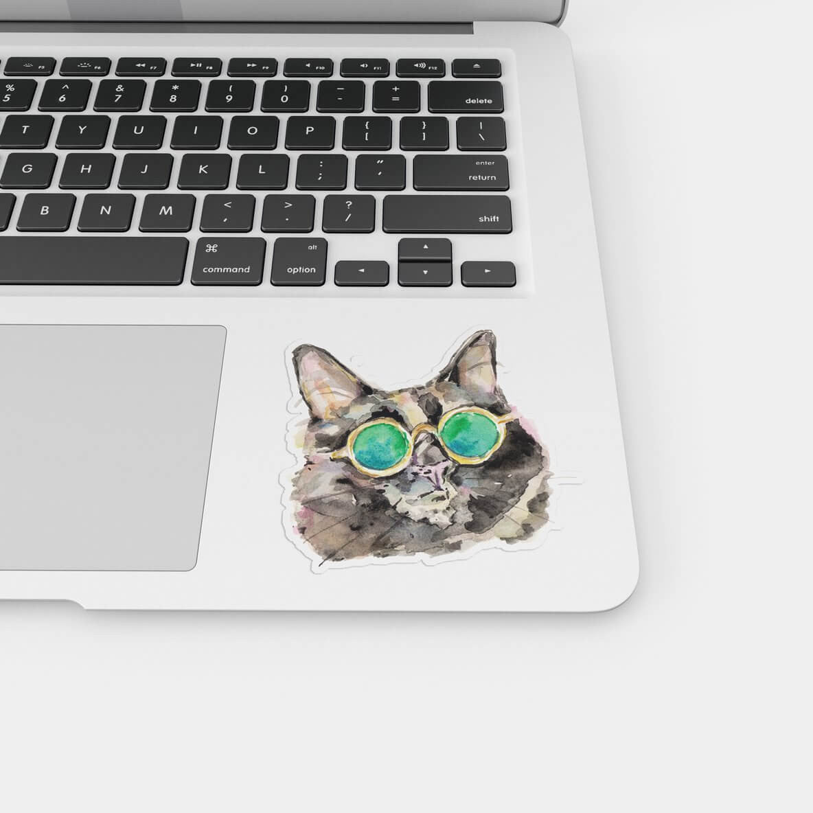 Sunglasses Cat Sticker by Kathyphantastic