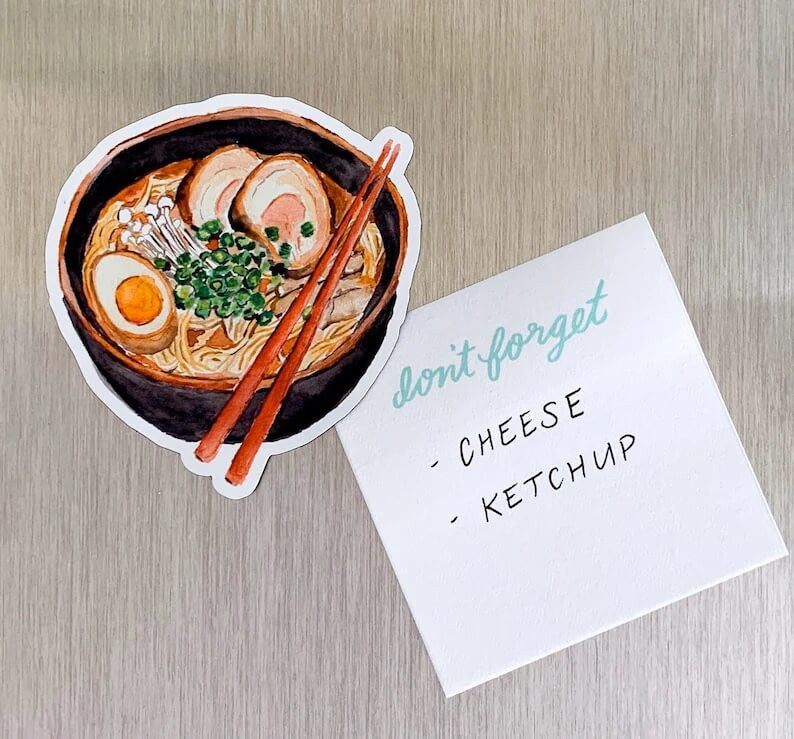 Ramen Noodle Magnets by Kathyphantastic