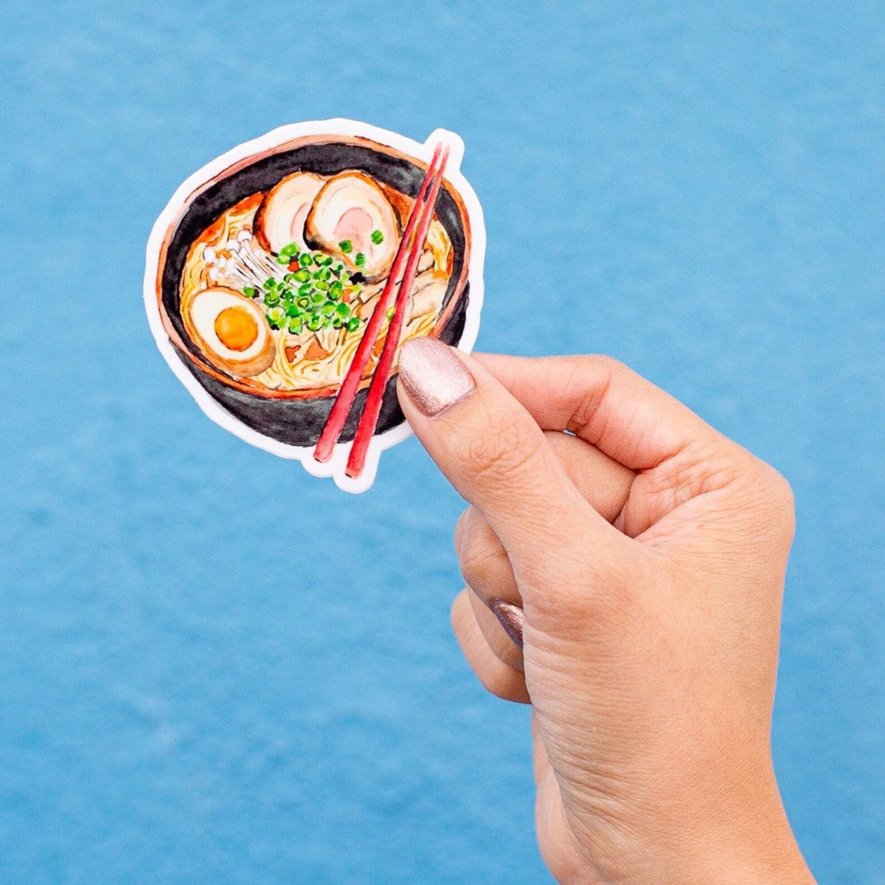 Ramen Noodle Stickers by Kathyphantistic