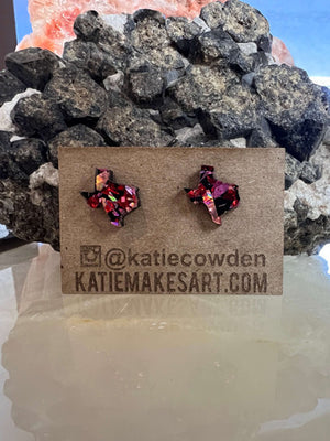 Confetti Texas  Earrings by Katie Cowden