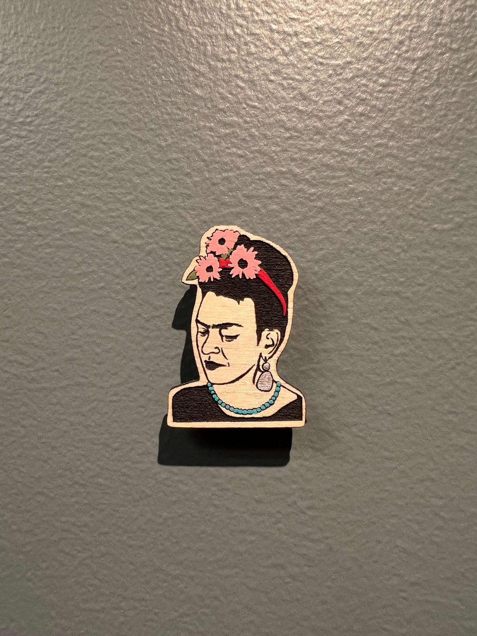 Floral Frida Kahlo Magnets by Katie Cowden