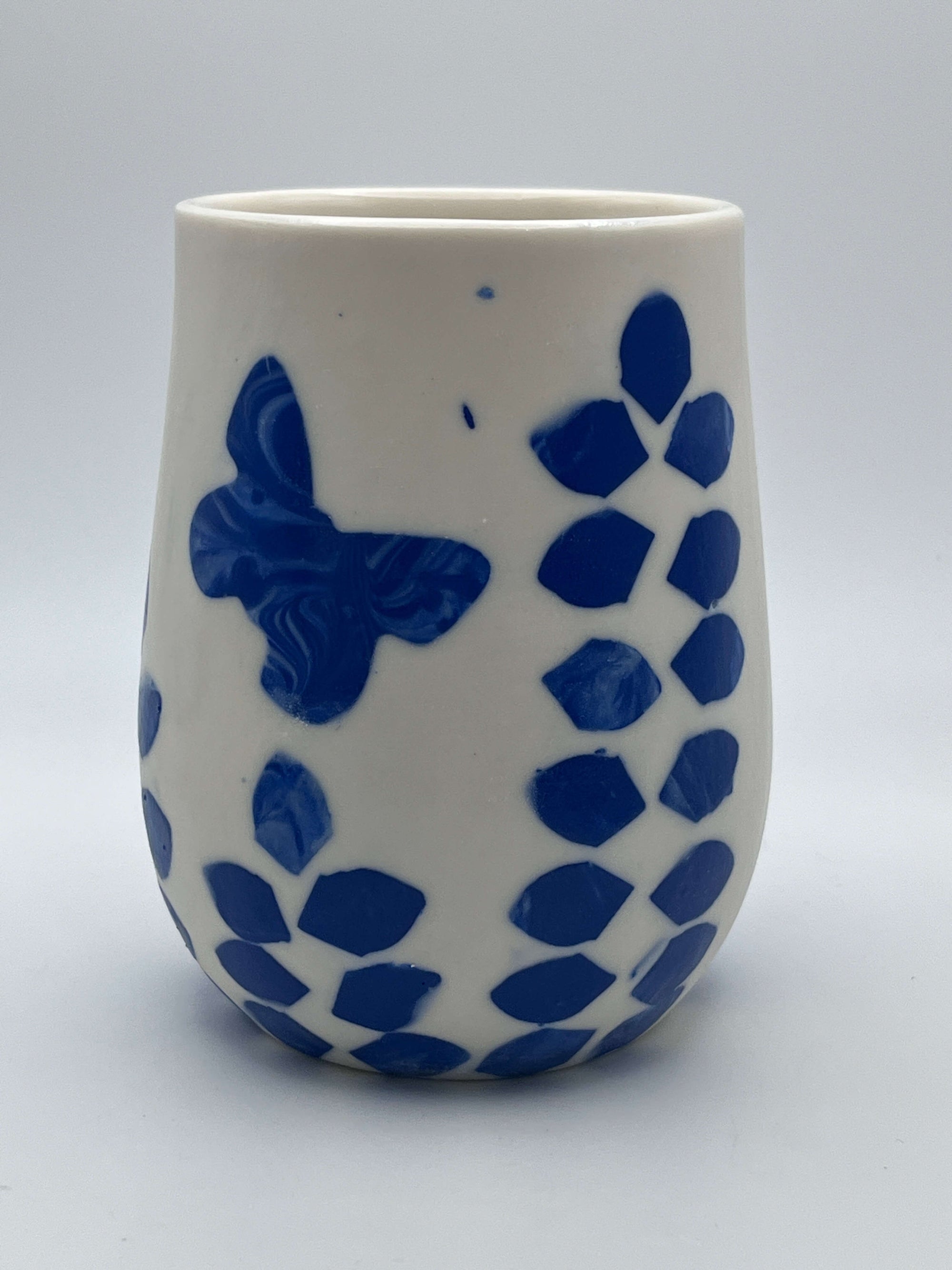 Butterfly and Bluebonnets Tumbler by Katy Bradshaw David