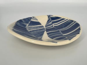 Round Double Feather Dish by Katy Bradshaw David