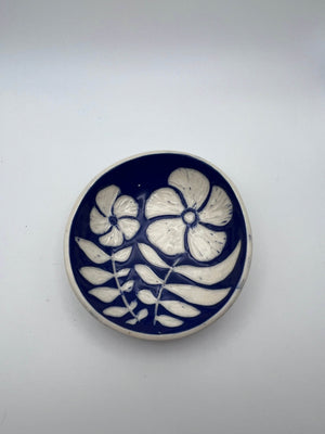 Round Double Periwinkle Dish by Katy Bradshaw David