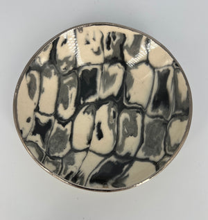 Round Nerikomi Dish by Katy Bradshaw David