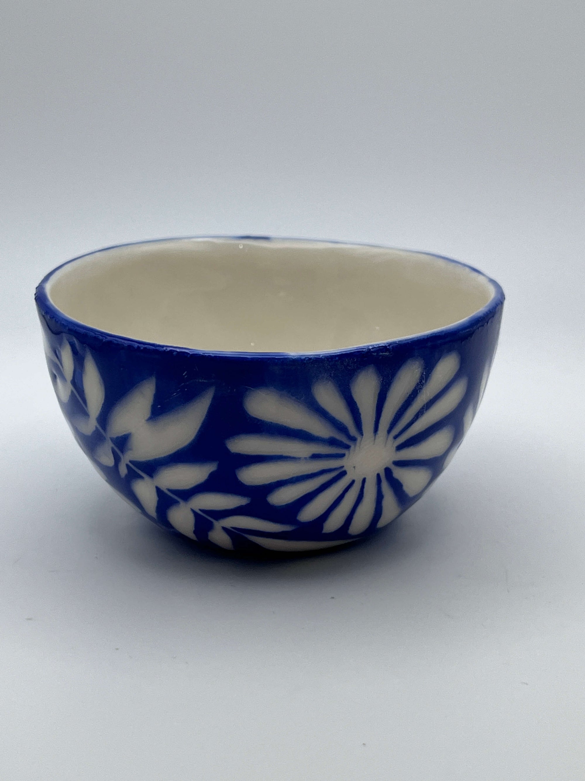 Small Daisy Floral Bowl by Katy Bradshaw David