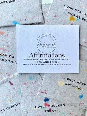 I Can & I Will Affirmation Cards by Rockywoods Studio