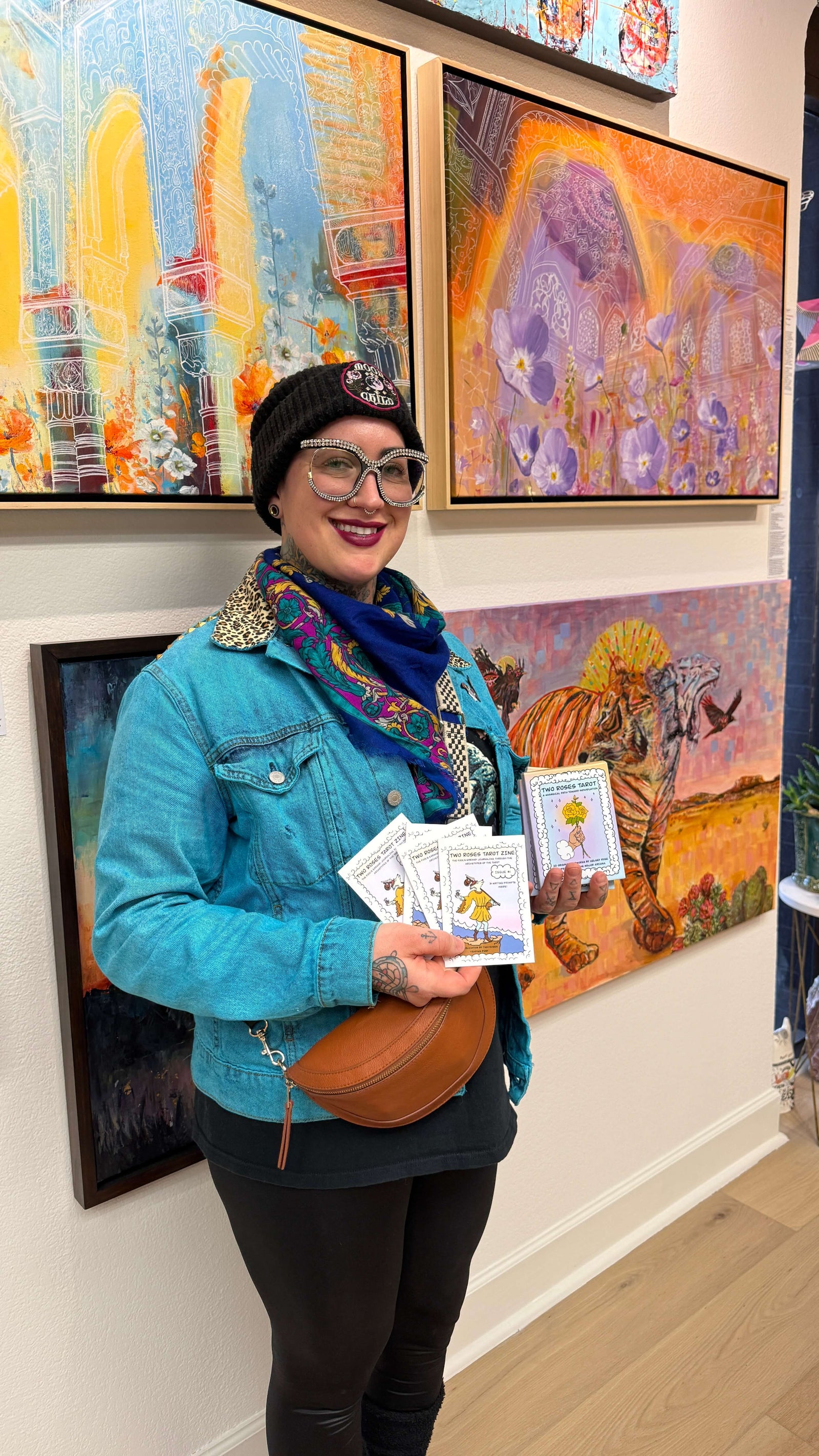 Two Roses Tarot Zine Issue #1 by Kelsey Rose of Two Roses Trading Post