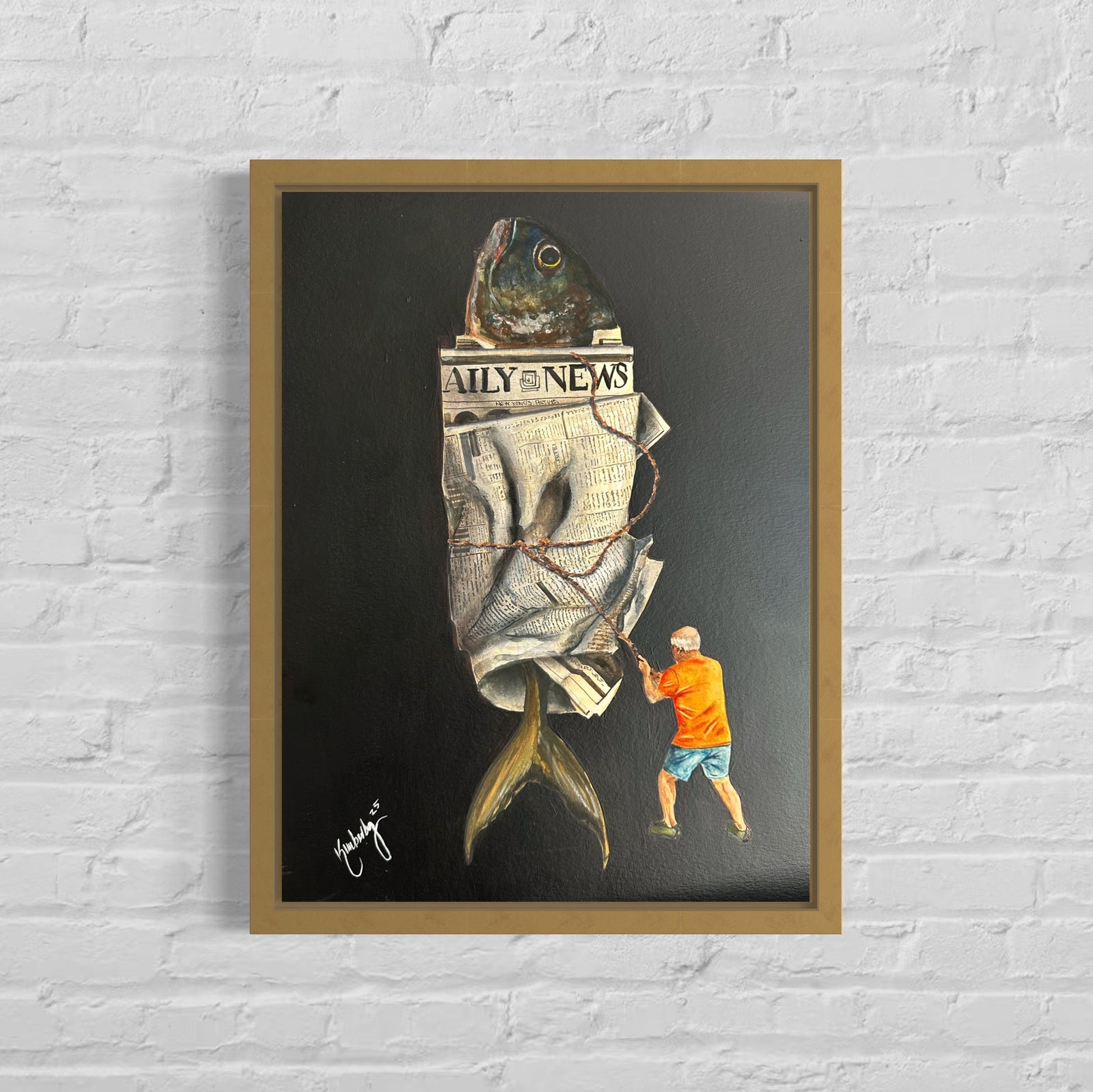 Gone Fishing (to the Market) by Kimberly Berriochoa