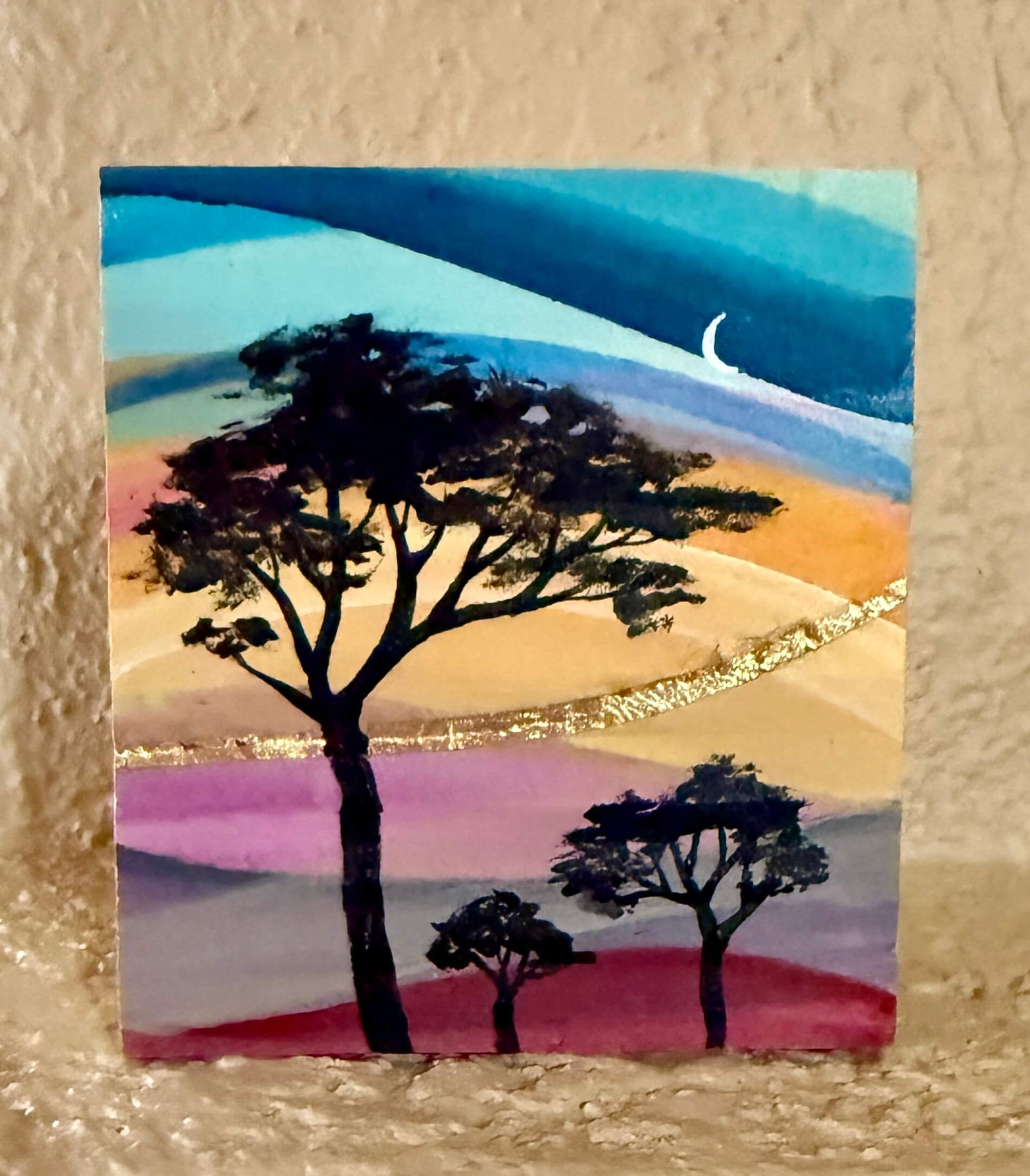 Woven Skies #25 - Original Art by Laura Thomas