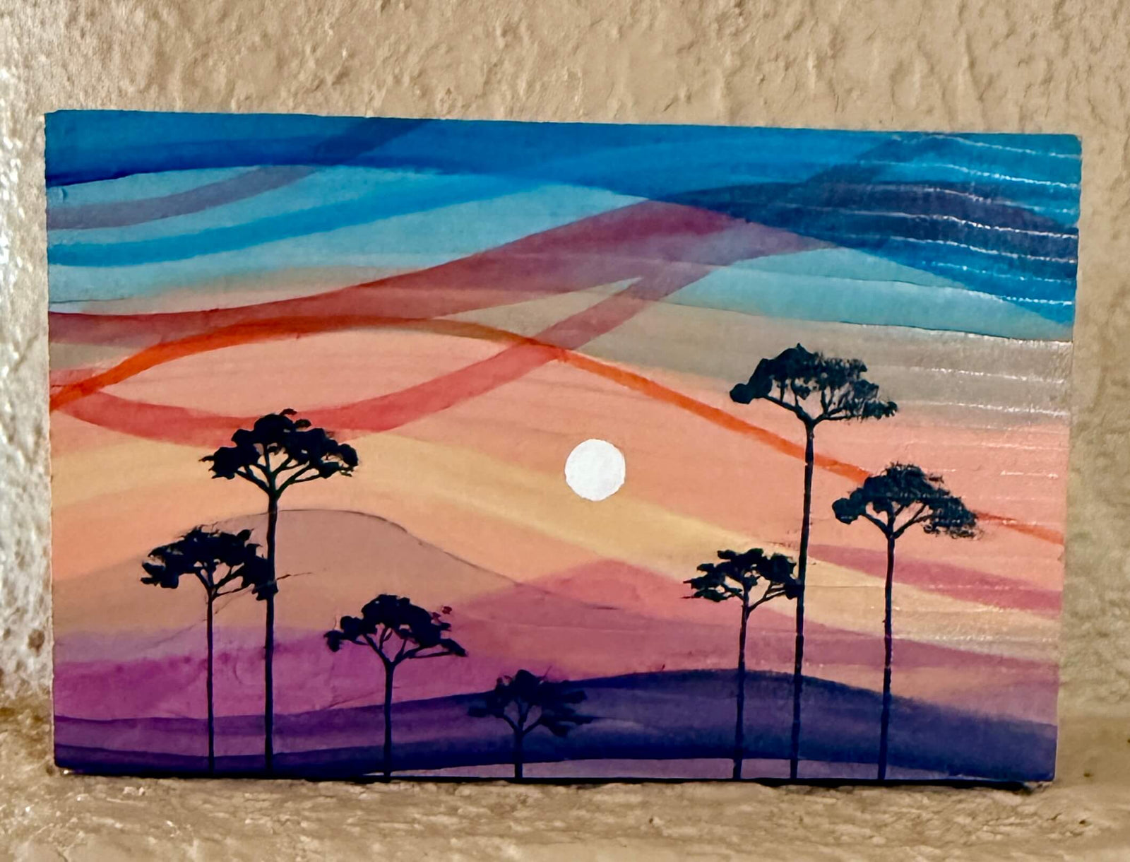 Woven Skies #28 - Original Art by Laura Thomas