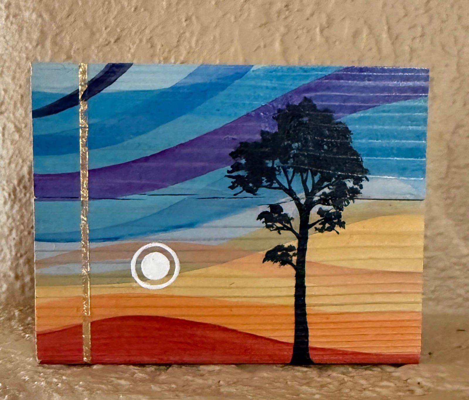 Woven Skies #29 - Original Art by Laura Thomas