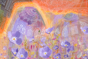 Garden of Golden Light Print by Malti B Lee + 11"x14"