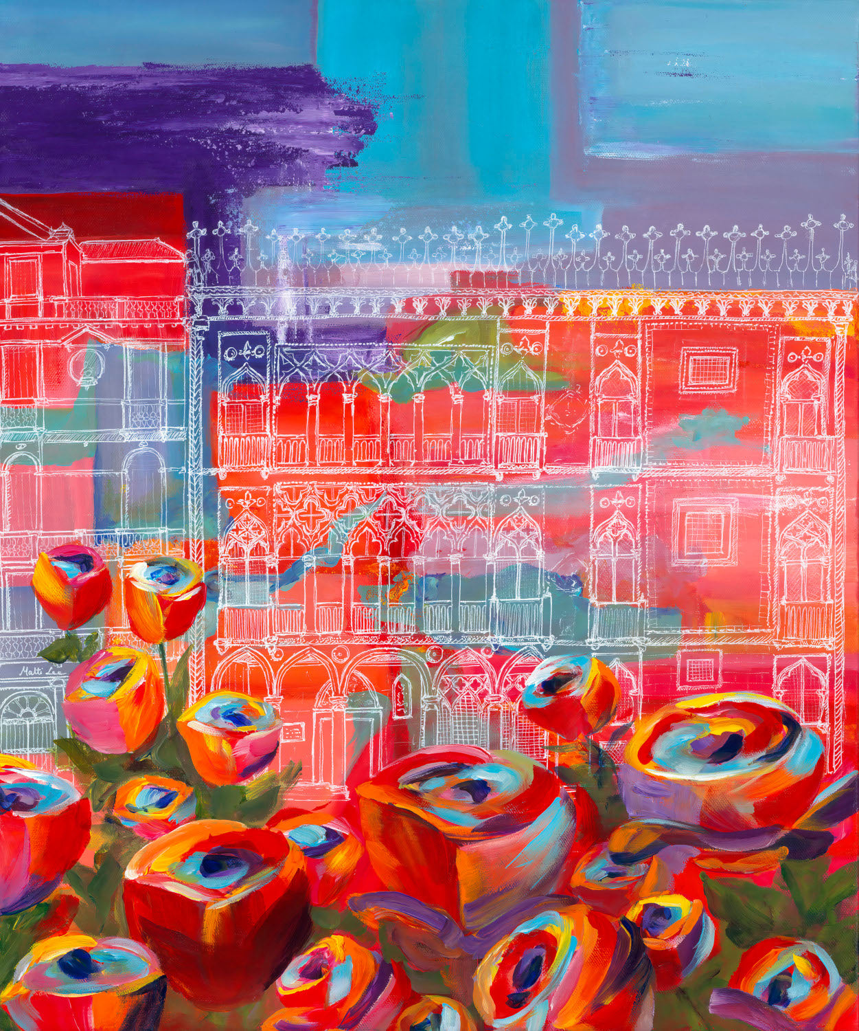 Memories from the Canal Print by Malti B Lee