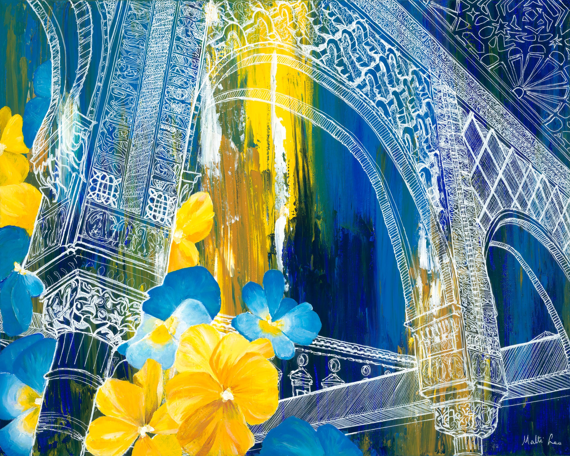 Memories of the Alhambra Print by Malti B Lee