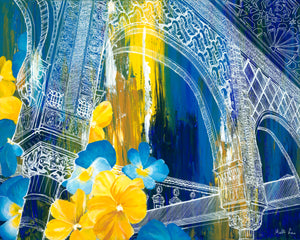 Memories of the Alhambra Print by Malti B Lee + 11"x14"