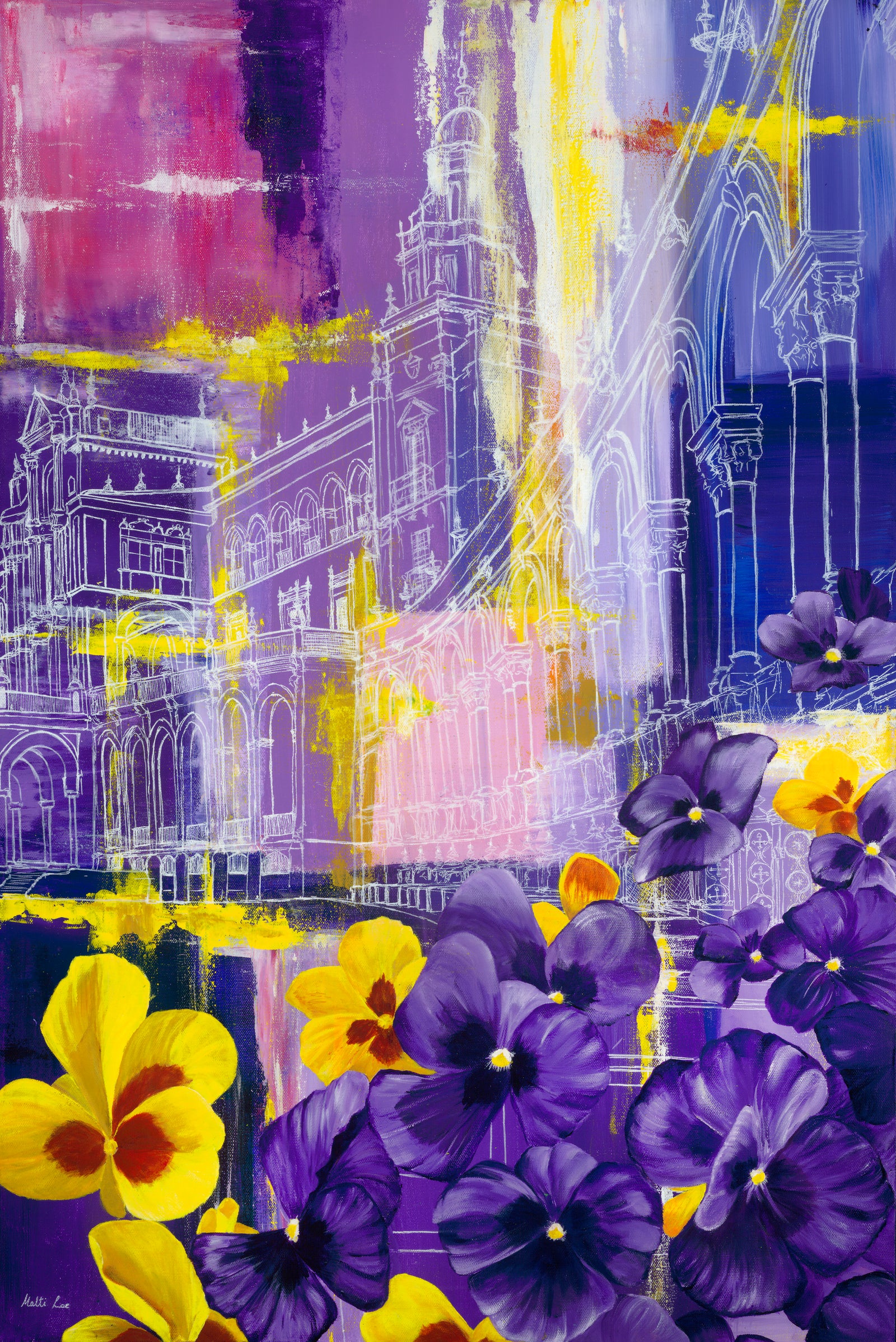 Midnight in Sevilla Print by Malti B Lee