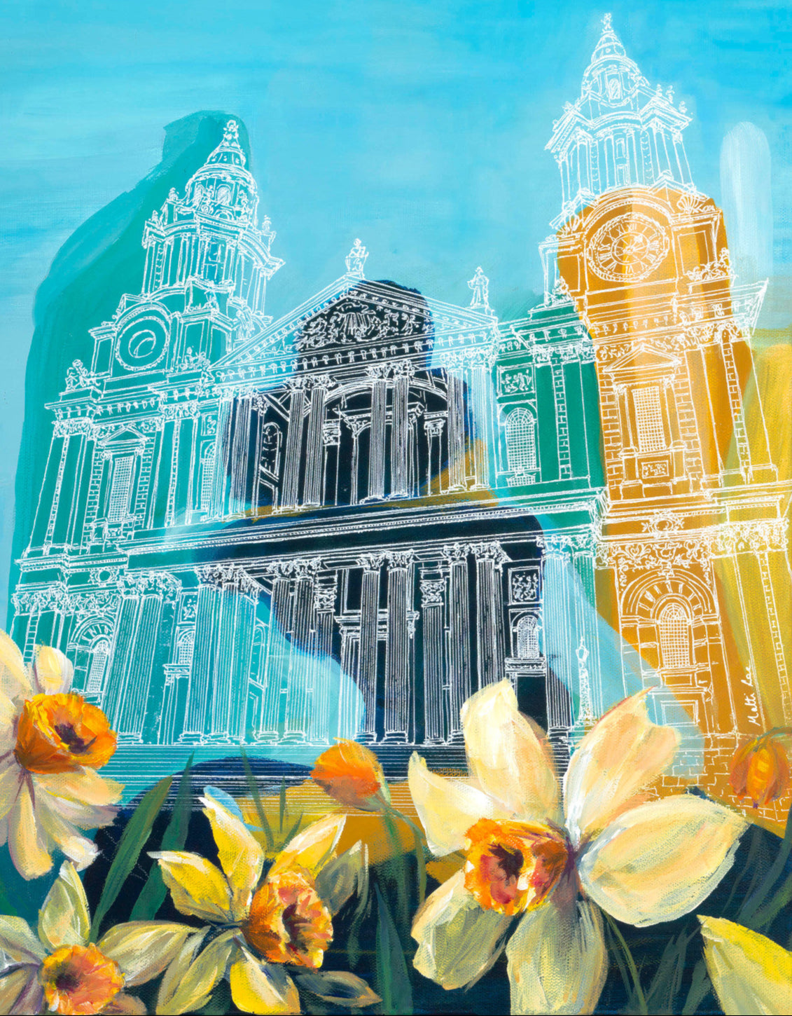 Re-Emerging in the City Print by Malti B Lee