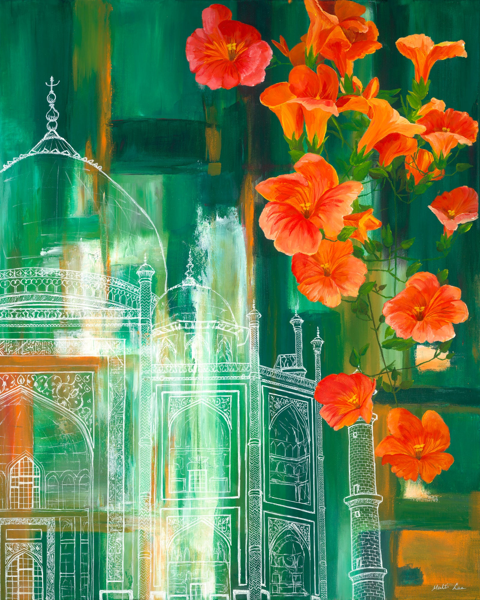 Summer in Agra Print by Malti B Lee