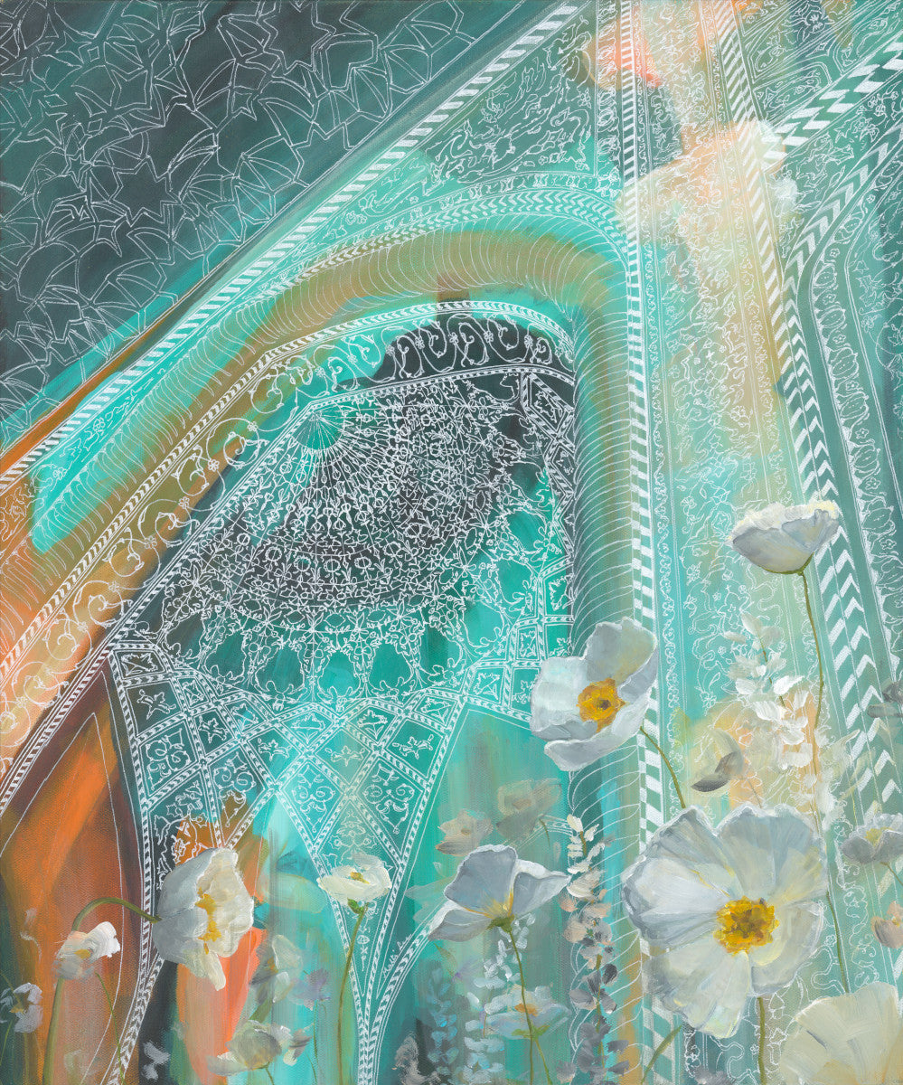 Whispers of a Perfumed Garden Print by Malti B Lee