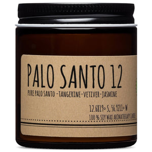 Palo Santo and Tangerine-Vetiver-Jasmine Candle 12 by Maison Palo Santo