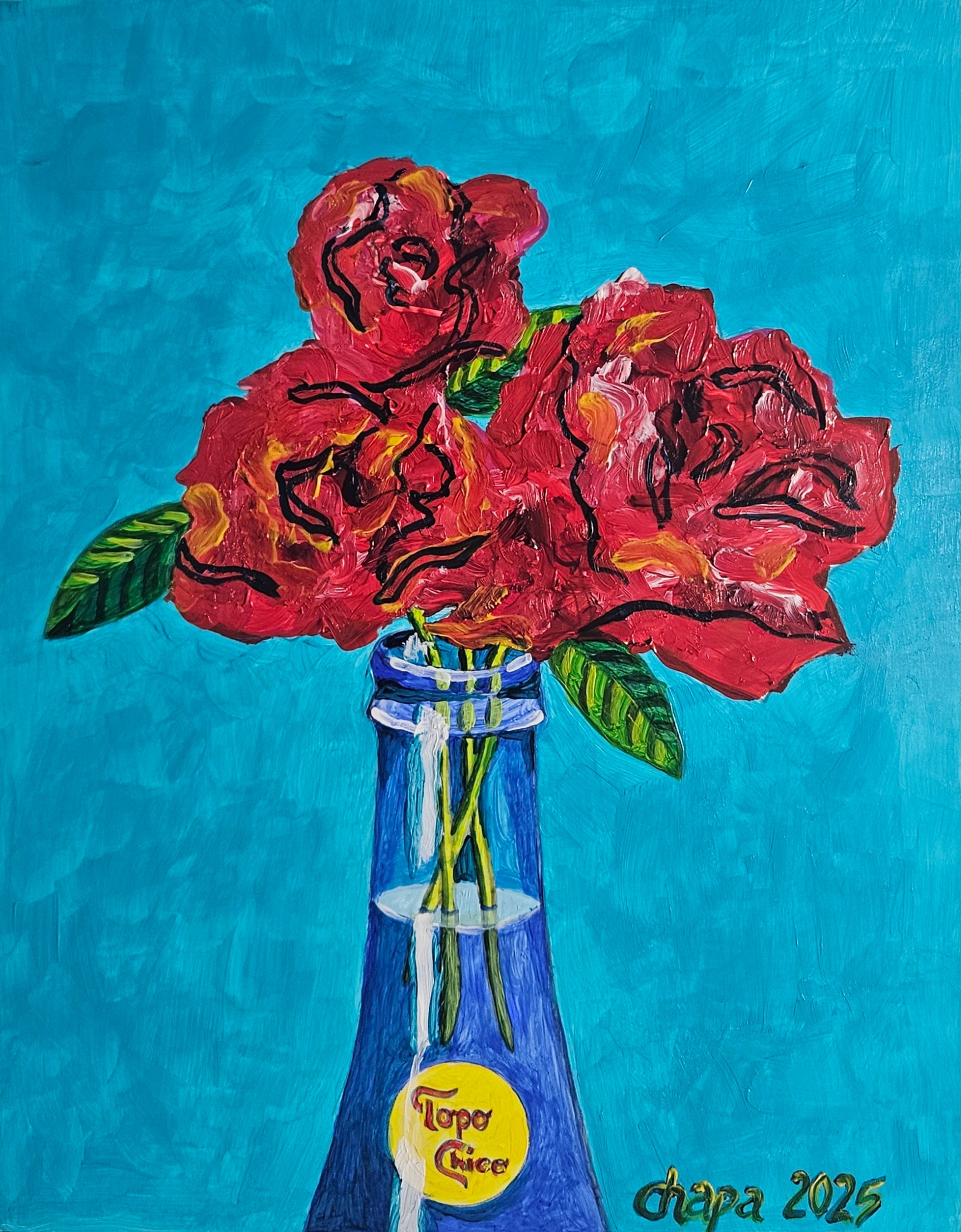 My Three Roses by Manny Chapa