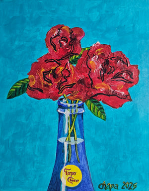 My Three Roses by Manny Chapa