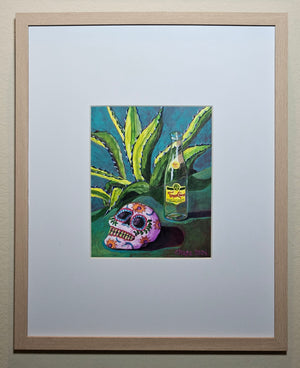 El Topo Chico With Sugar Skull by Manny Chapa