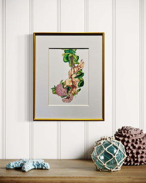 Hoya Rope Print by Maridad Studio - Framed