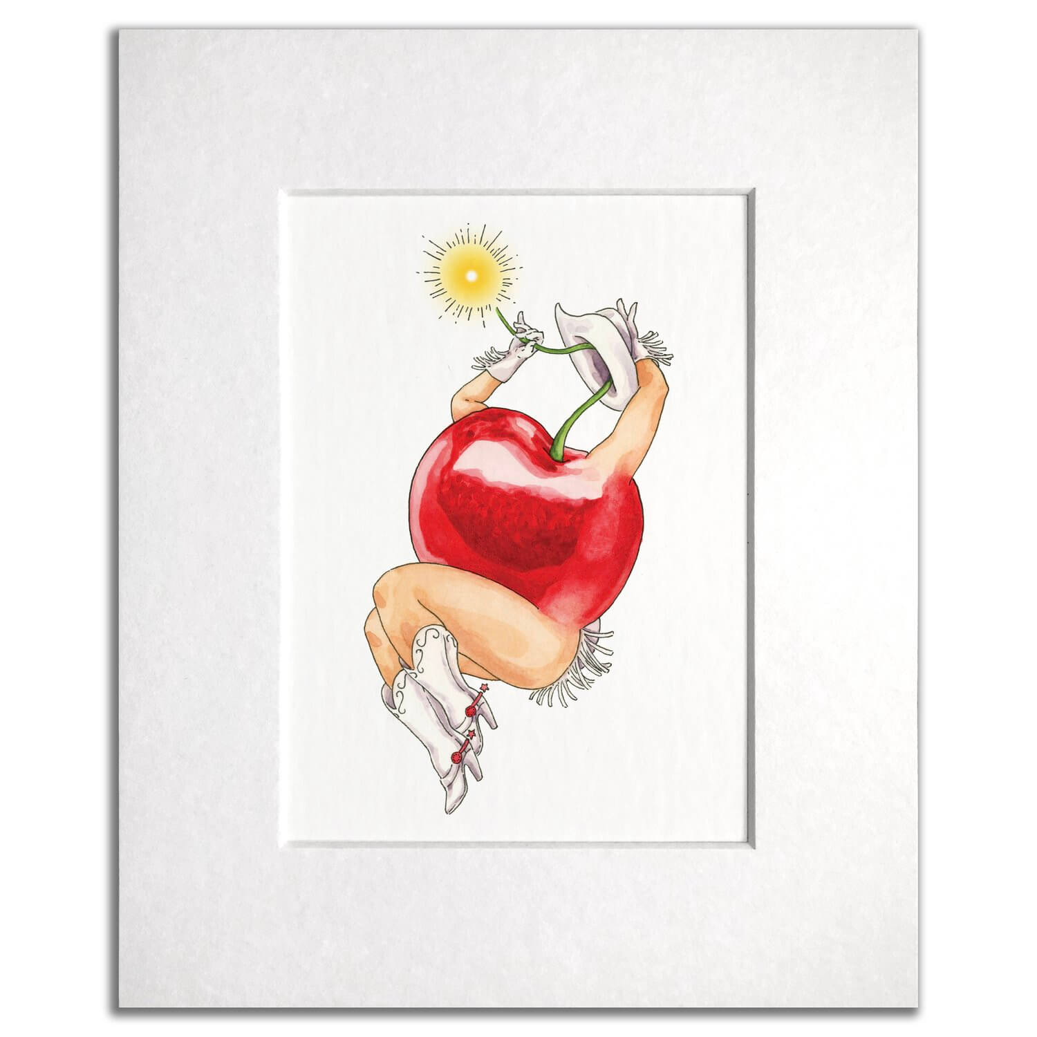 Cherry Bomb Print by Maridad Studio