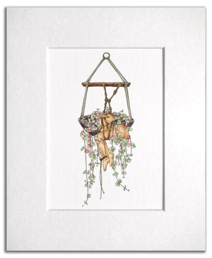 String of Hearts Print by Maridad Studio