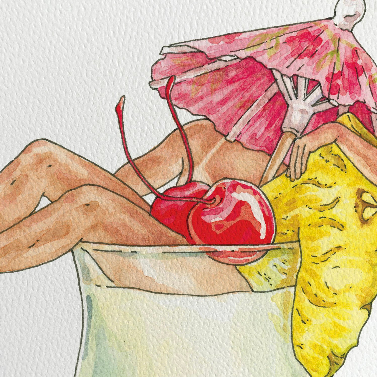 Pina Colada Muse Print by Maridad Studio
5” x 7” paper print
8” x 10” white mat