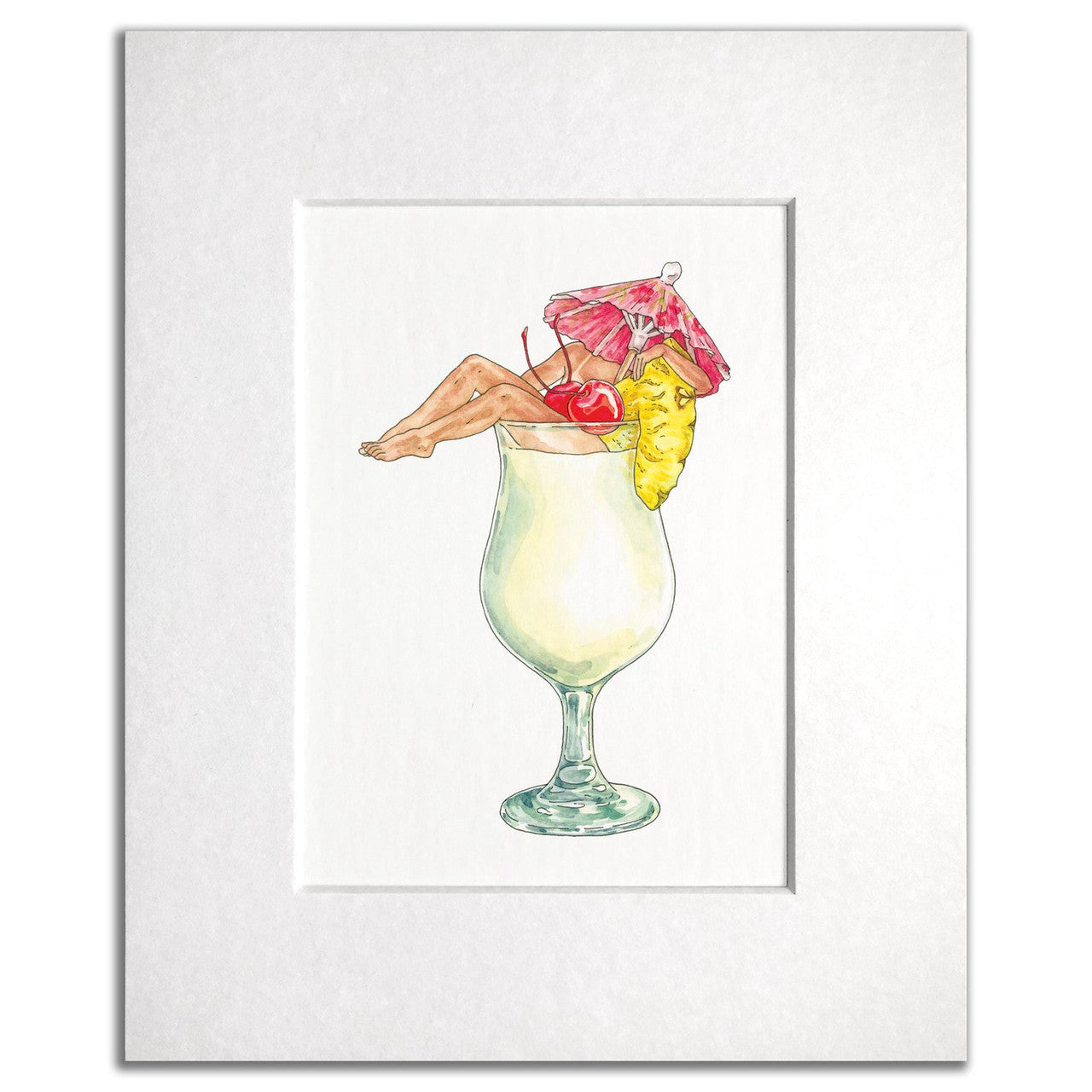 Pina Colada Muse Print by Maridad Studio
5” x 7” paper print
8” x 10” white mat