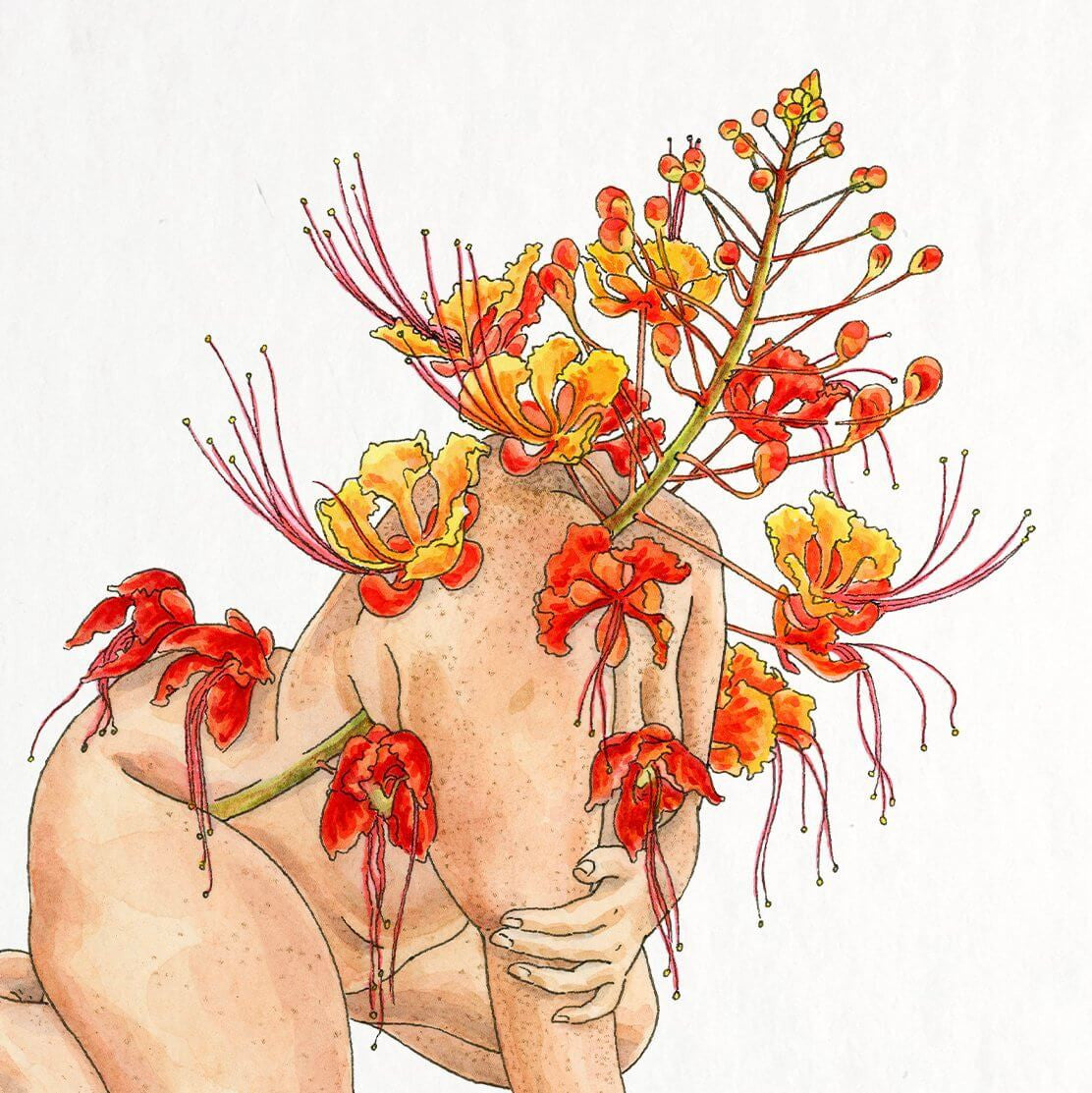 Pride of Barbados Print by Maridad Studio