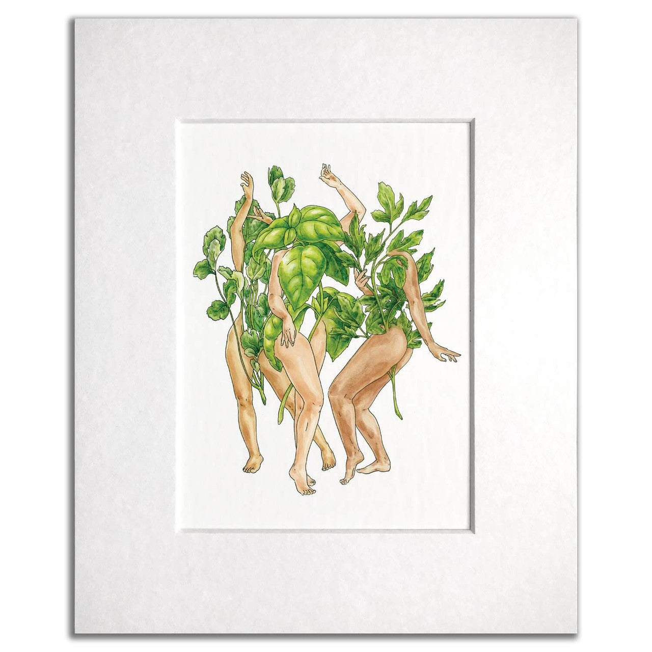 Herb Gals Print by Maridad Studio - Framed