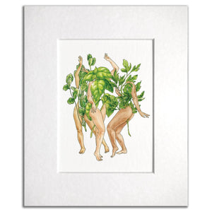 Herb Gals Print by Maridad Studio - Framed