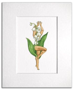 Lily of the Valley Print by Maridad Studio