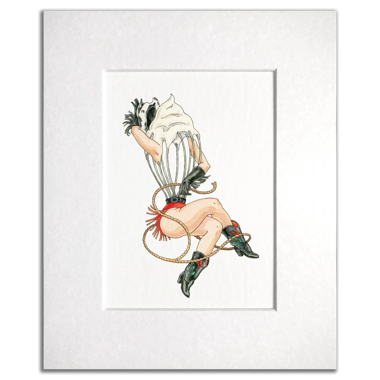 Whisk Miss Print by Maridad Studio