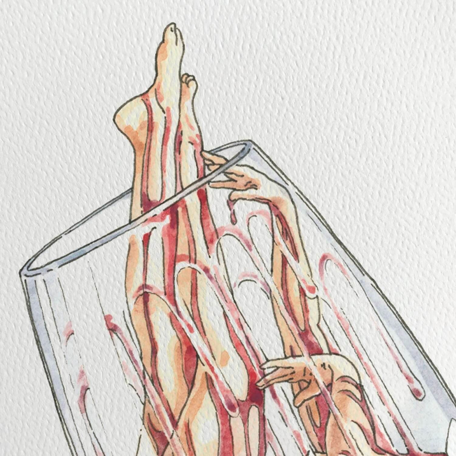 Wine Down Print by Maridad Studio