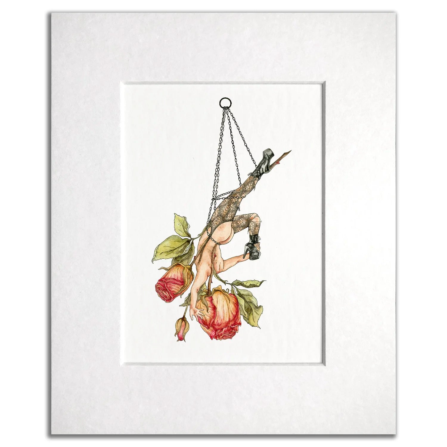 Chains and Roses Print by Maridad Studio