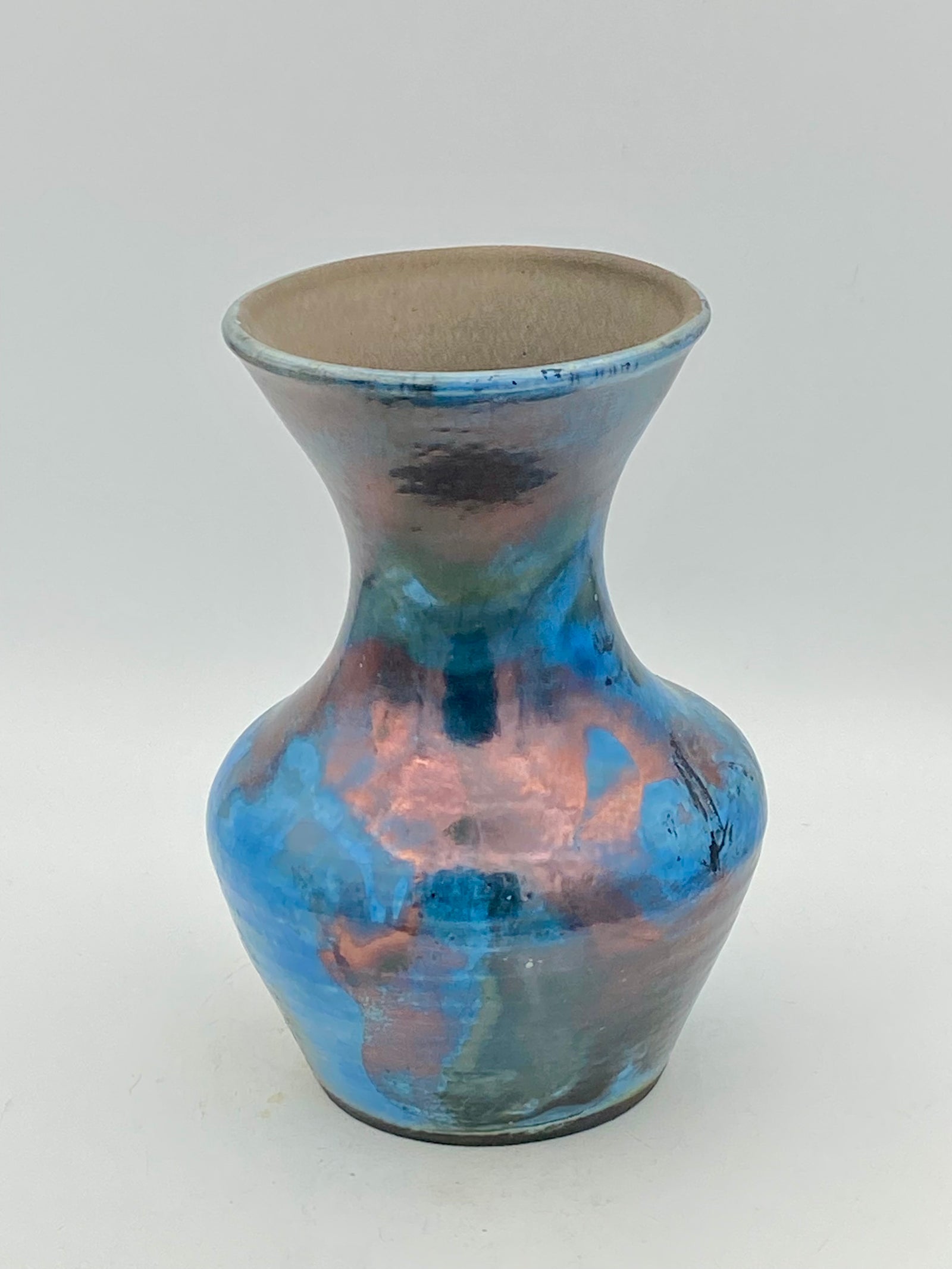 Raku Vase #4 by Mark Kazanoff