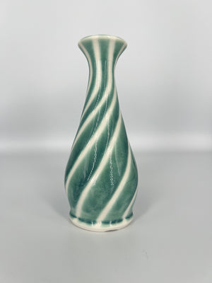 Sea Foam Spiral Vase #2 by Mark Kazanoff