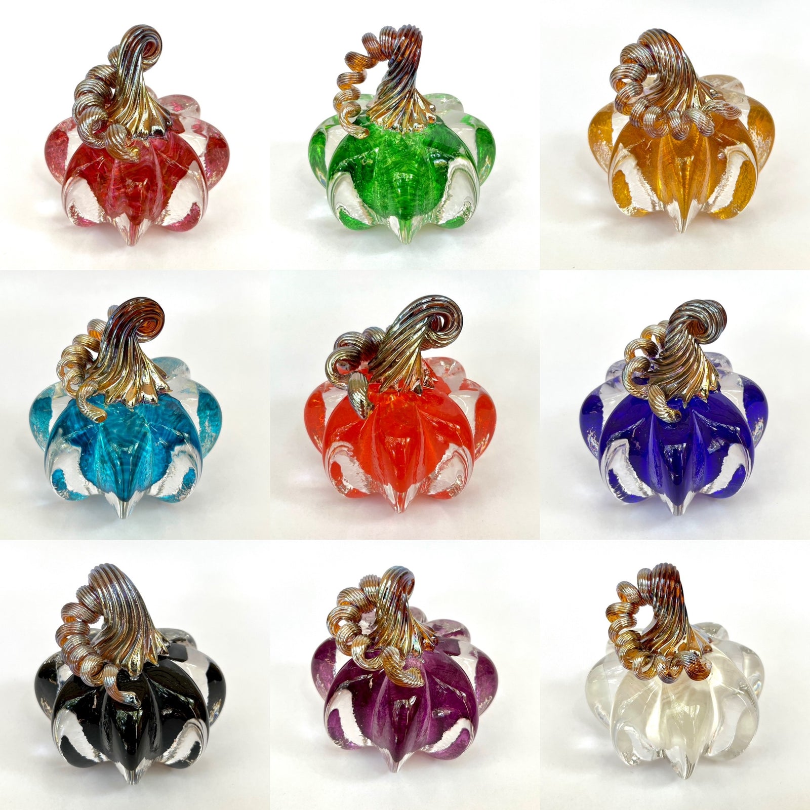 Glass Pumpkins by JFR Glass