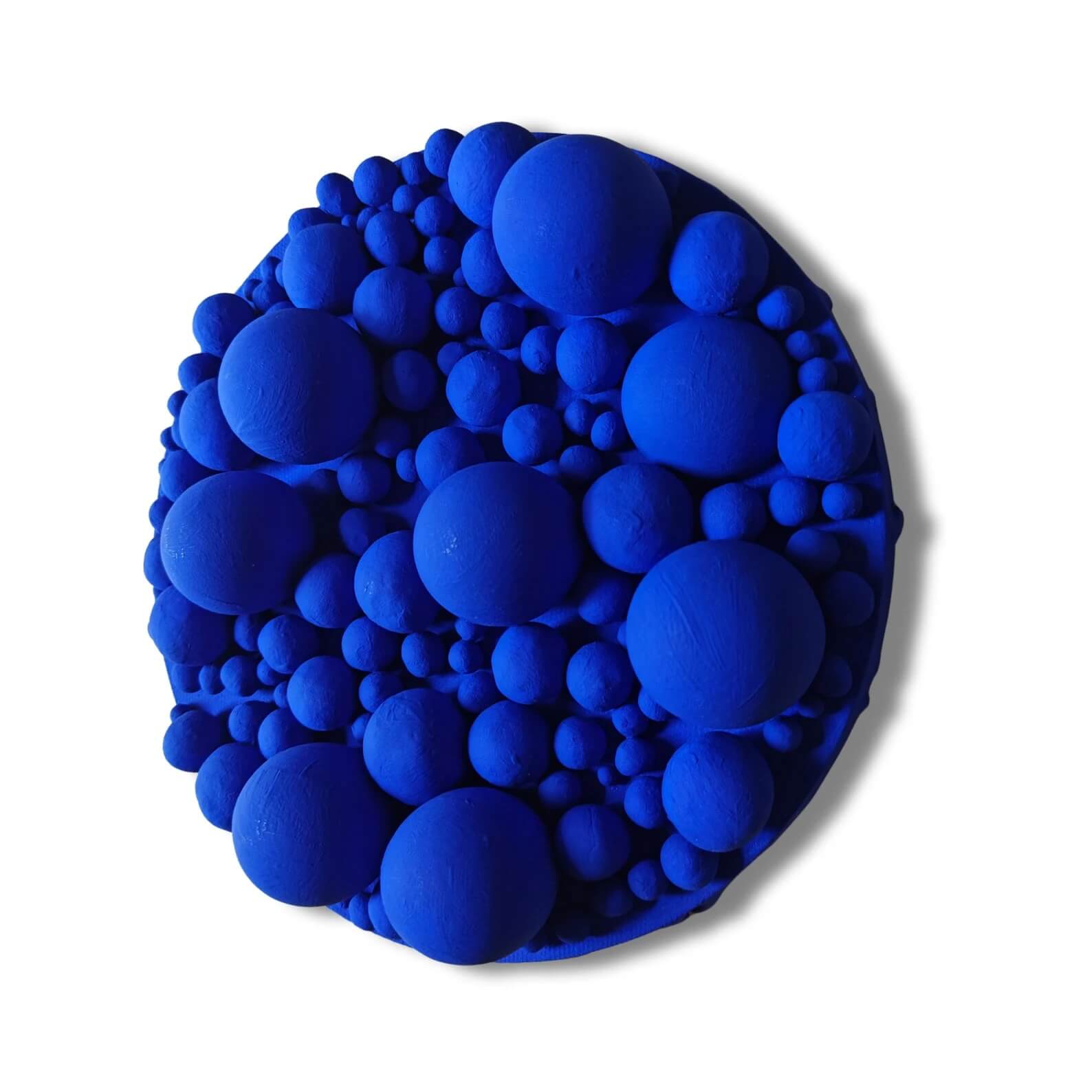 Blue Bubbles Circular by Natasha Kanevski