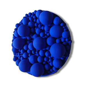 Blue Bubbles Circular by Natasha Kanevski