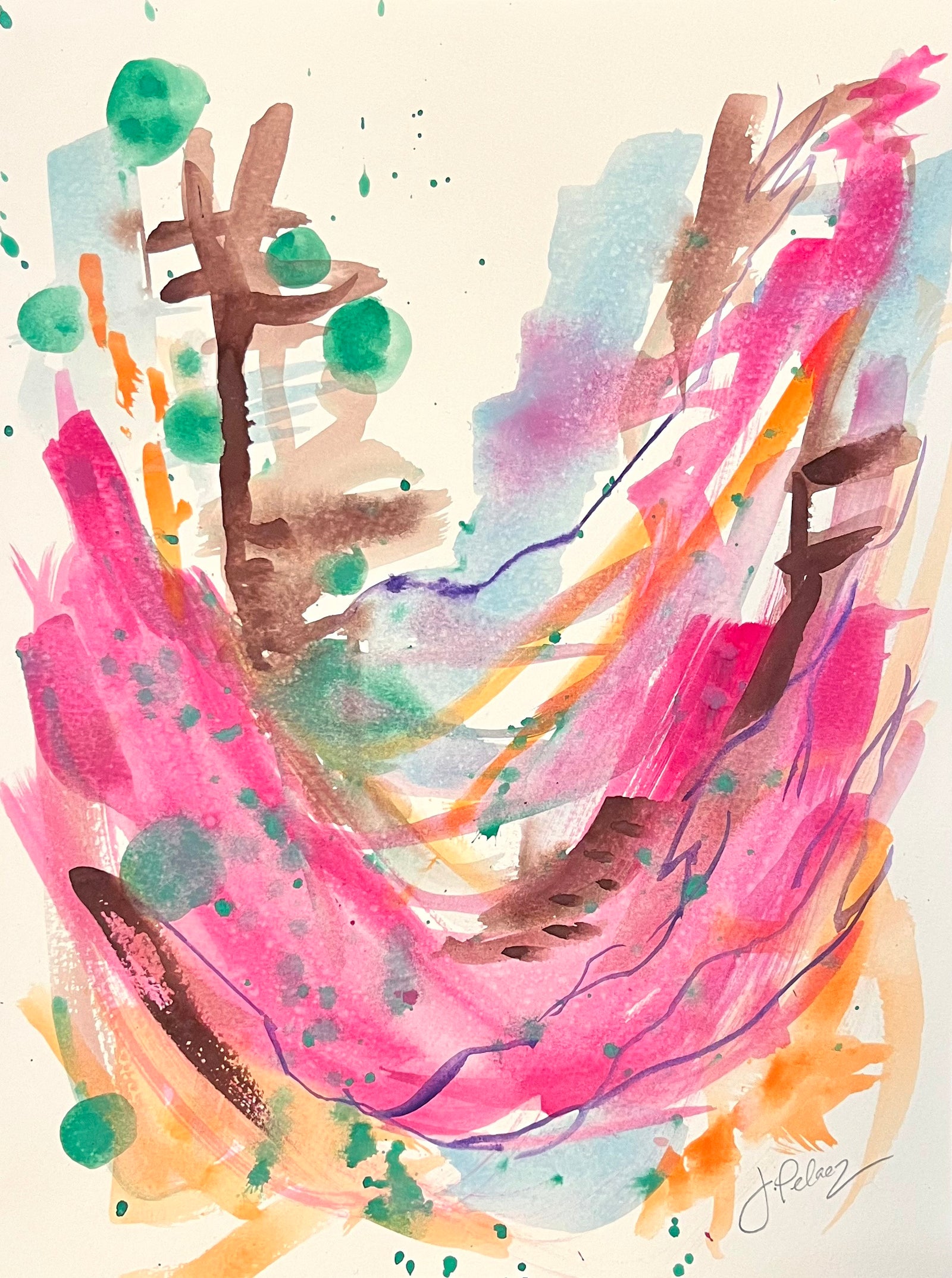 No Agenda - Original Art by Julie Pelaez