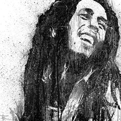 Bob Marley Print by PMuir Art