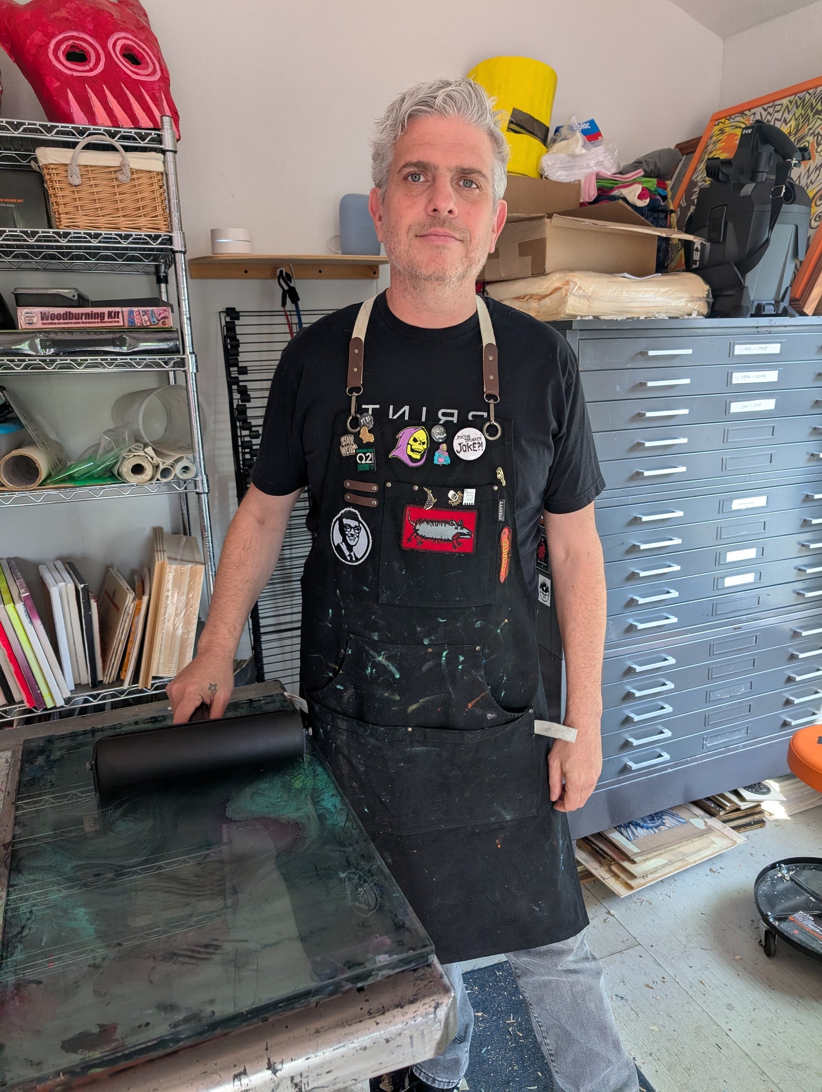 Glow in the Dark Armadillo Sticker by Brunky Art